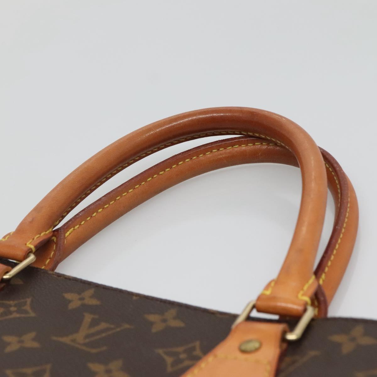 LOUIS VUITTON Monogram Sac Plat Hand Bag M51140 LV Auth 136168