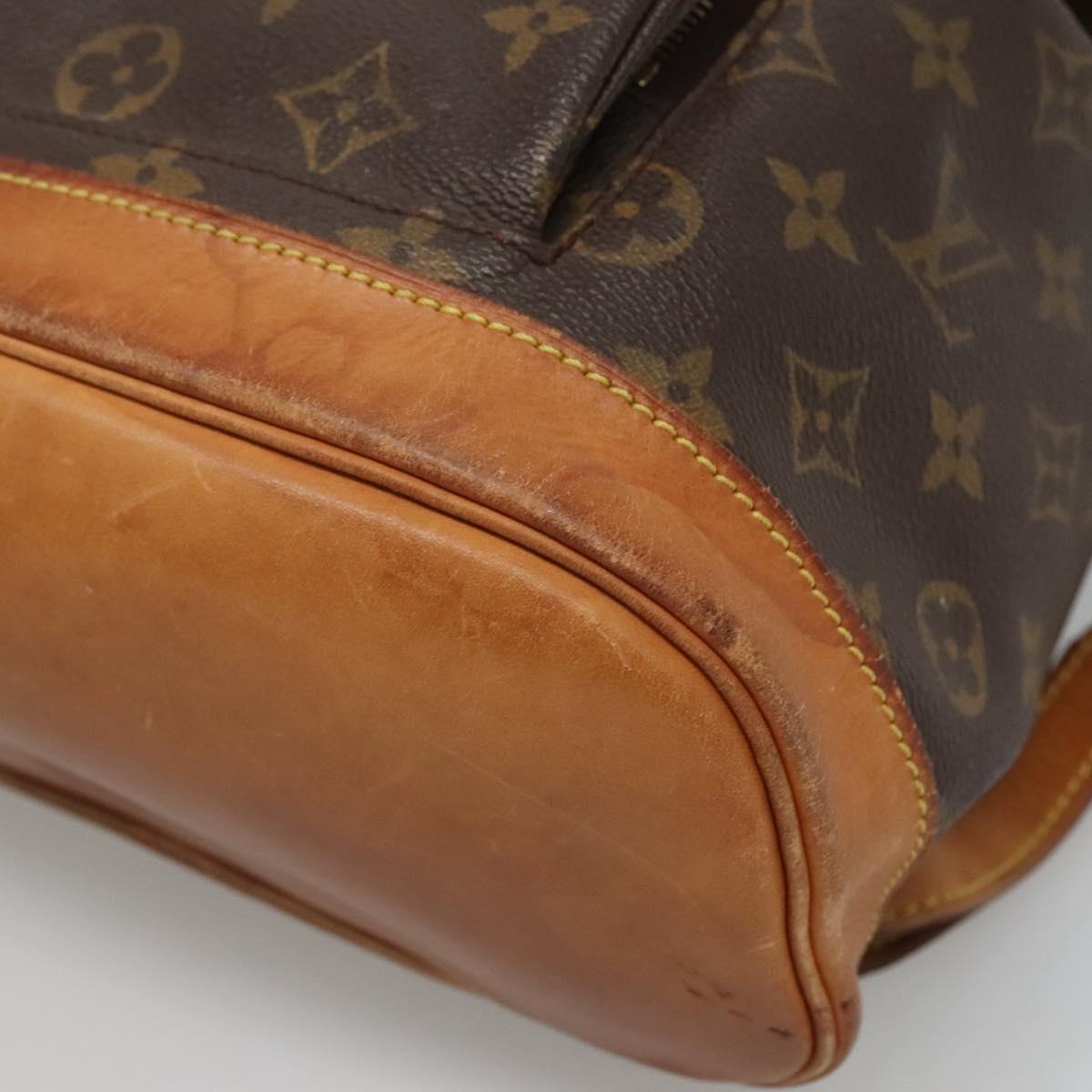 LOUIS VUITTON Monogram Montsouris MM Backpack M51136 LV Auth 136169
