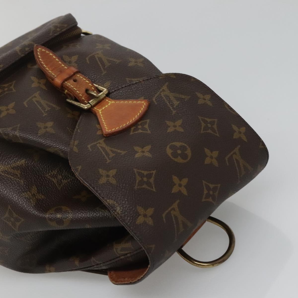 LOUIS VUITTON Monogram Montsouris MM Backpack M51136 LV Auth 136169
