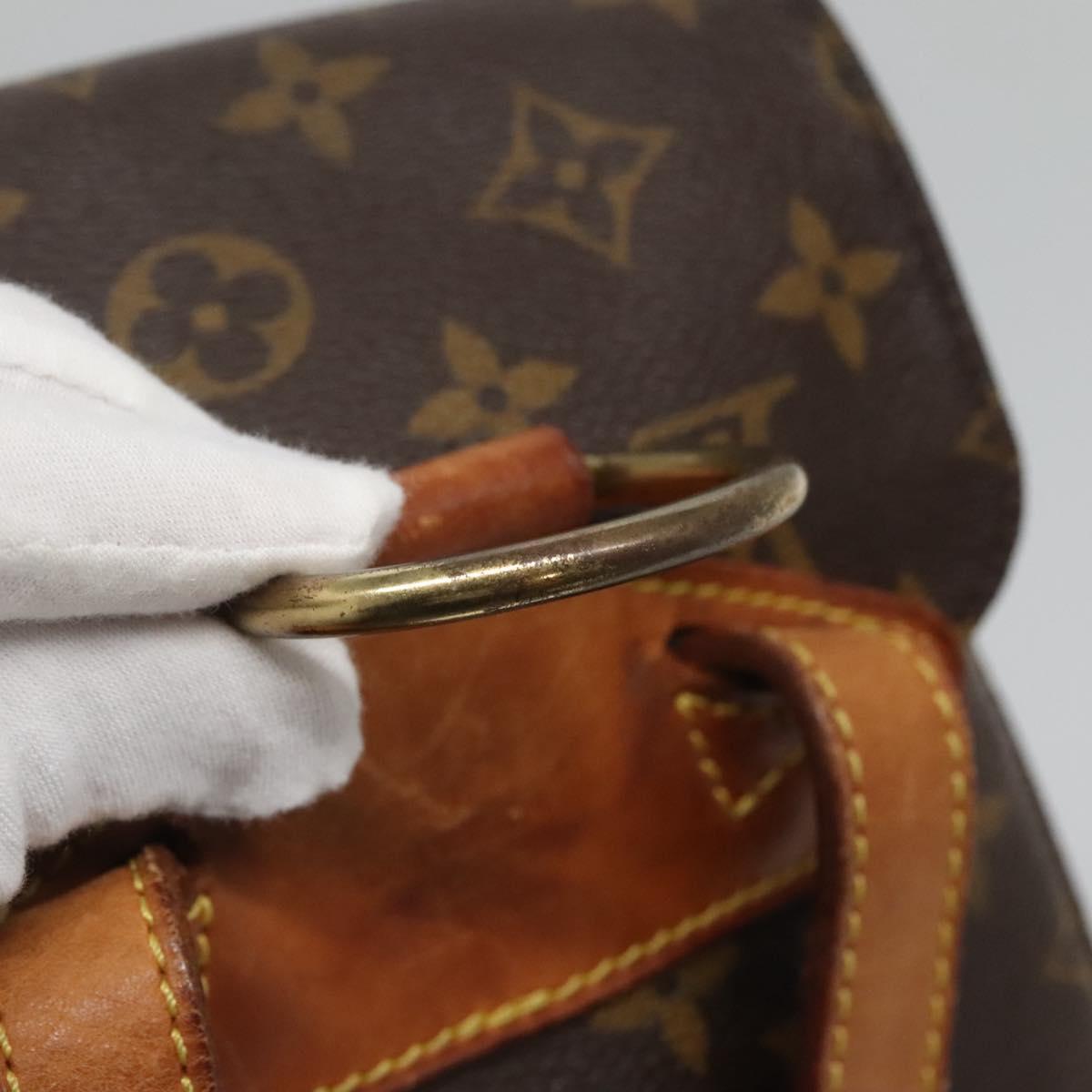 LOUIS VUITTON Monogram Montsouris MM Backpack M51136 LV Auth 136169