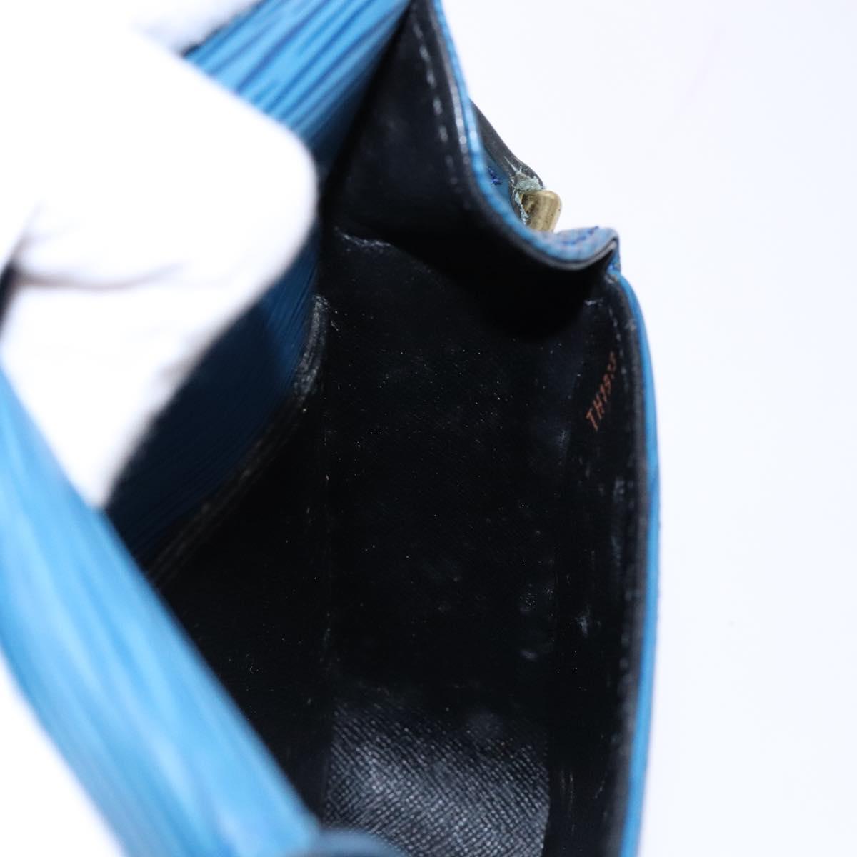 LOUIS VUITTON Epi Saint Cloud PM Shoulder Bag Blue M52195 LV Auth 136174