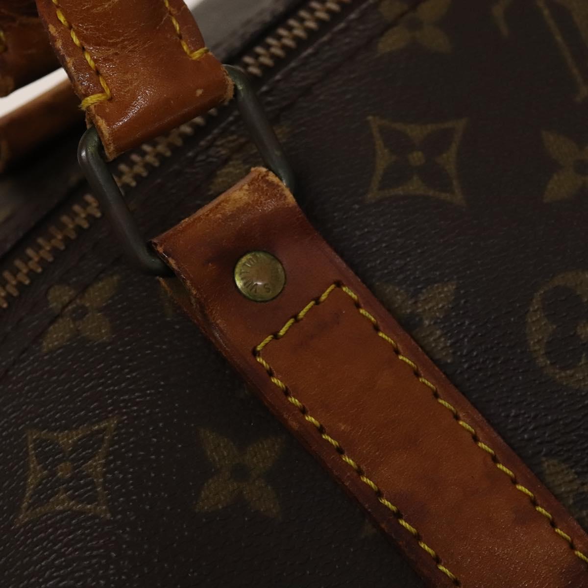 LOUIS VUITTON Monogram Keepall 60 Boston Bag M41422 LV Auth 136229