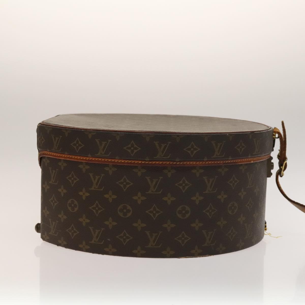 LOUIS VUITTON Monogram Hat Case Boite Chapeau 40 M23624 LV Auth 136230
