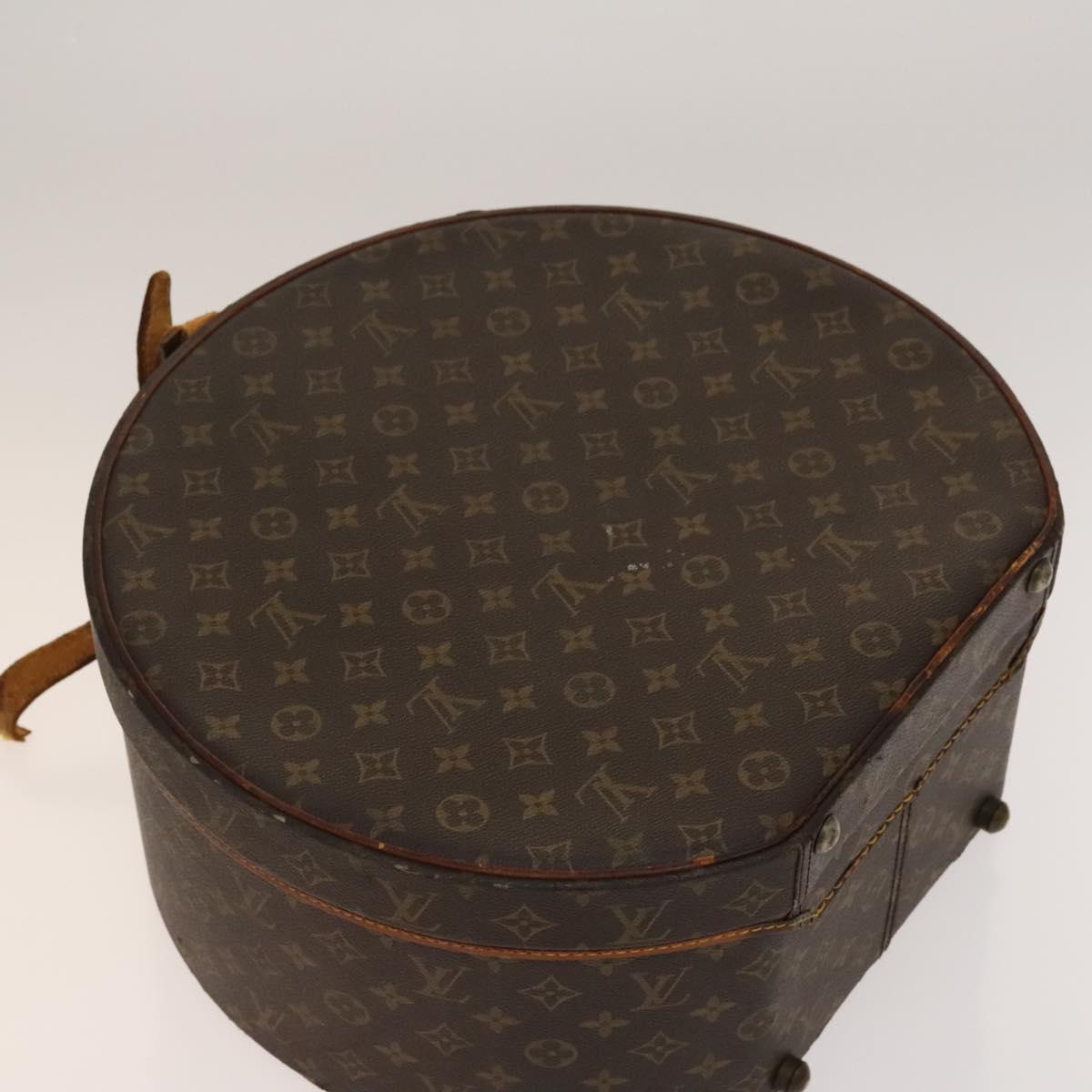 LOUIS VUITTON Monogram Hat Case Boite Chapeau 40 M23624 LV Auth 136230