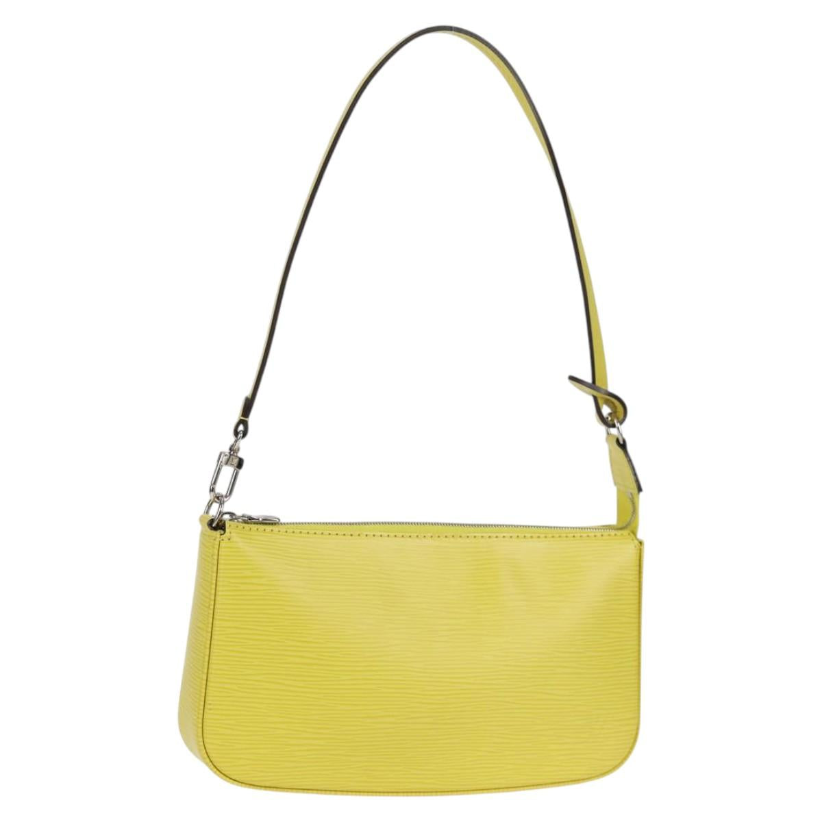 LOUIS VUITTON Epi Pochette Accessoires Pouch Pistachian M40975 LV Auth 136232V