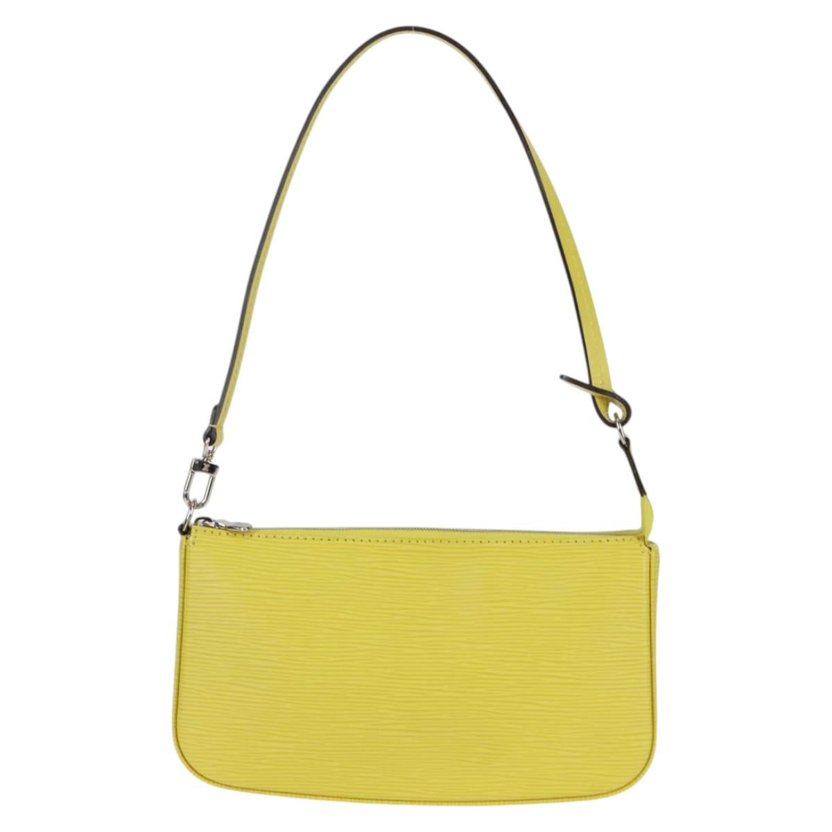 LOUIS VUITTON Epi Pochette Accessoires Pouch Pistachian M40975 LV Auth 136232V