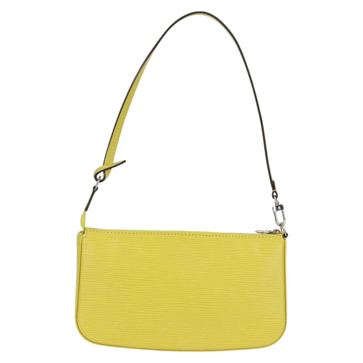 LOUIS VUITTON Epi Pochette Accessoires Pouch Pistachian M40975 LV Auth 136232V