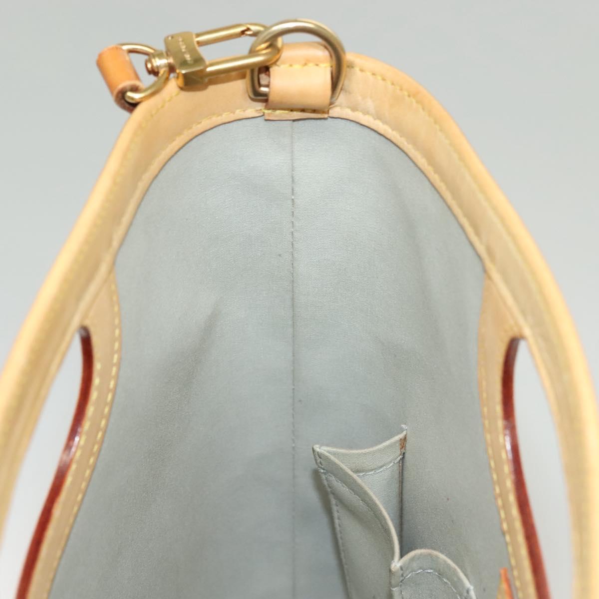 LOUIS VUITTON Vernis Stillwood Vertical Hand Bag Perle M91366 LV Auth 136236