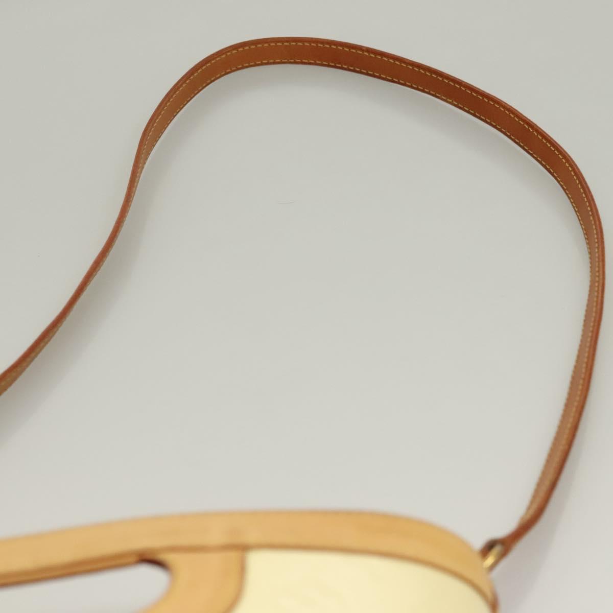 LOUIS VUITTON Vernis Stillwood Vertical Hand Bag Perle M91366 LV Auth 136236