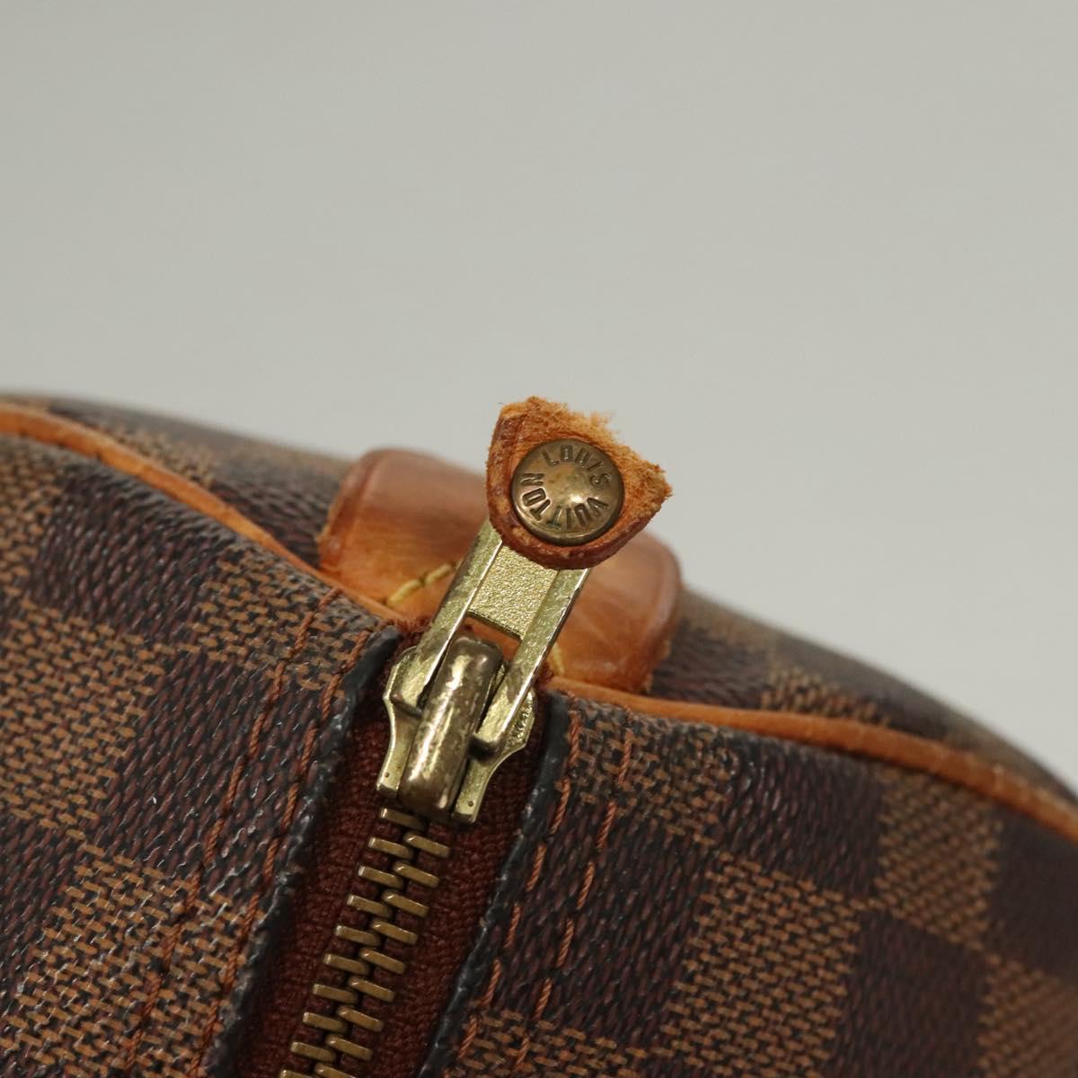 LOUIS VUITTON Damier Ebene Speedy 30 Hand Bag N41364 LV Auth 136254