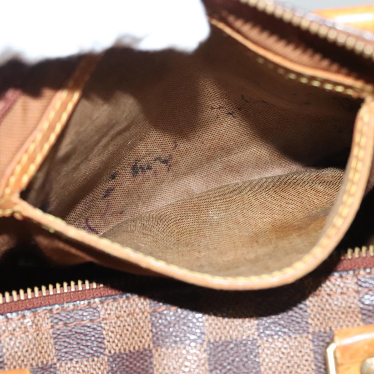 LOUIS VUITTON Damier Ebene Speedy 30 Hand Bag N41364 LV Auth 136254