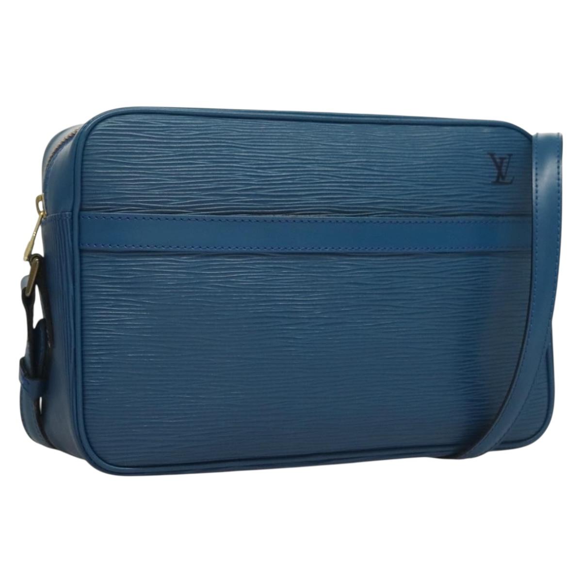 LOUIS VUITTON Epi Trocadero 27 Shoulder Bag Blue M52315 LV Auth 136255
