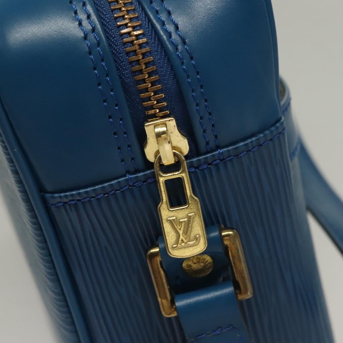 LOUIS VUITTON Epi Trocadero 27 Shoulder Bag Blue M52315 LV Auth 136255