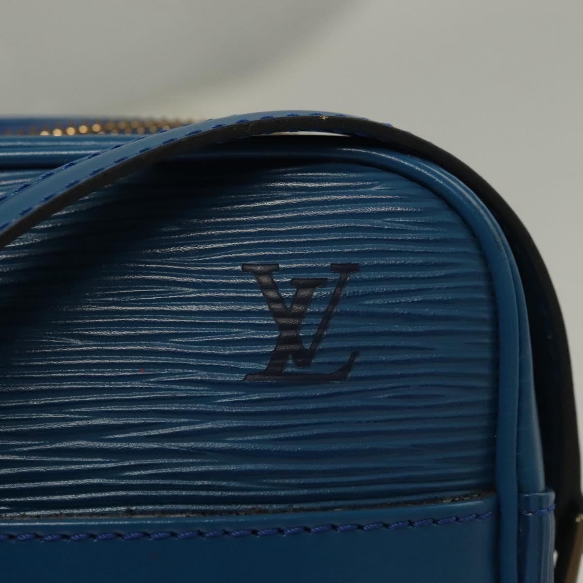 LOUIS VUITTON Epi Trocadero 27 Shoulder Bag Blue M52315 LV Auth 136255