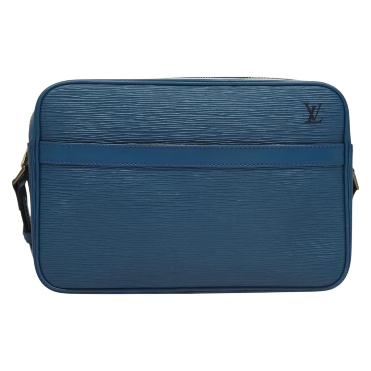 LOUIS VUITTON Epi Trocadero 27 Shoulder Bag Blue M52315 LV Auth 136255
