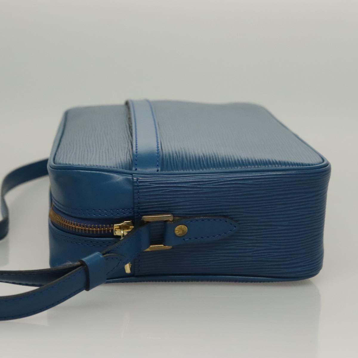 LOUIS VUITTON Epi Trocadero 27 Shoulder Bag Blue M52315 LV Auth 136255