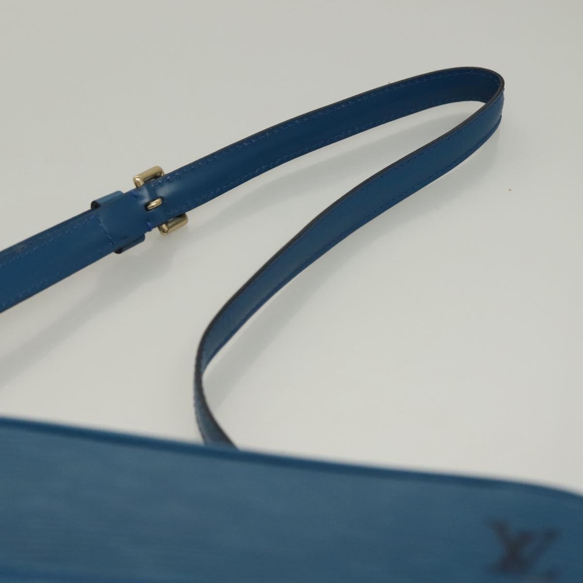 LOUIS VUITTON Epi Trocadero 27 Shoulder Bag Blue M52315 LV Auth 136255