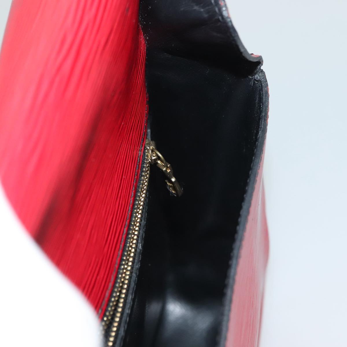 LOUIS VUITTON Epi Saint Cloud GM Shoulder Bag Red M52197 LV Auth 136259