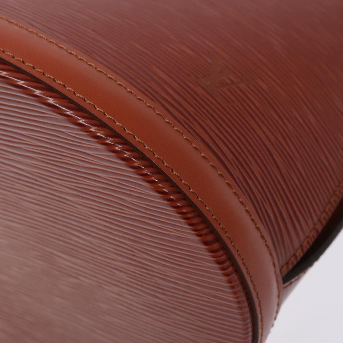 LOUIS VUITTON Epi Cluny Shoulder Bag Brown M52253 LV Auth 136260
