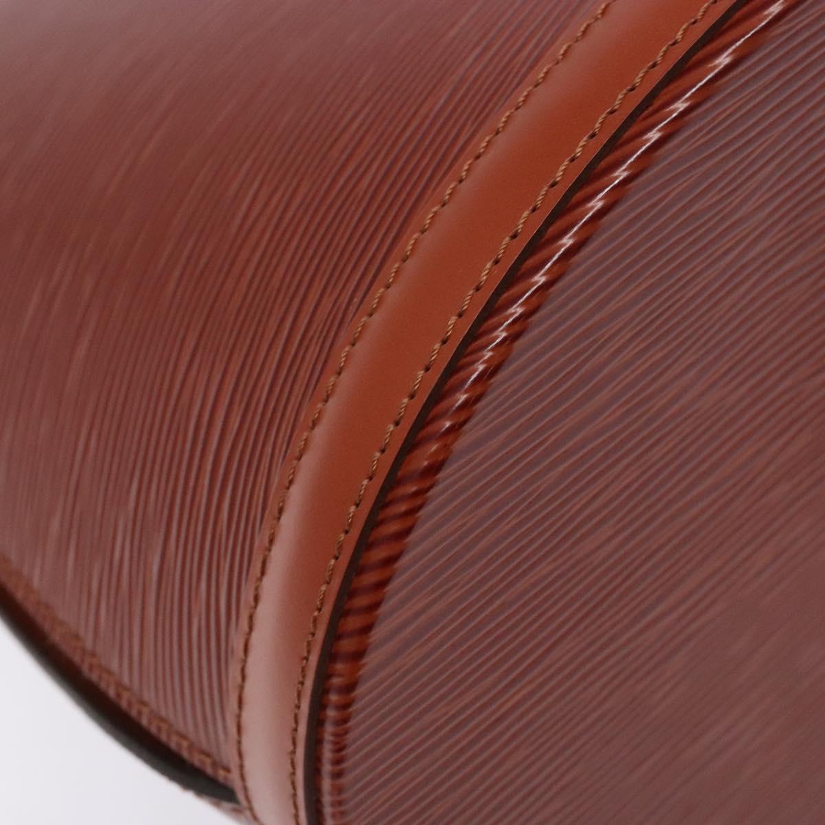 LOUIS VUITTON Epi Cluny Shoulder Bag Brown M52253 LV Auth 136260