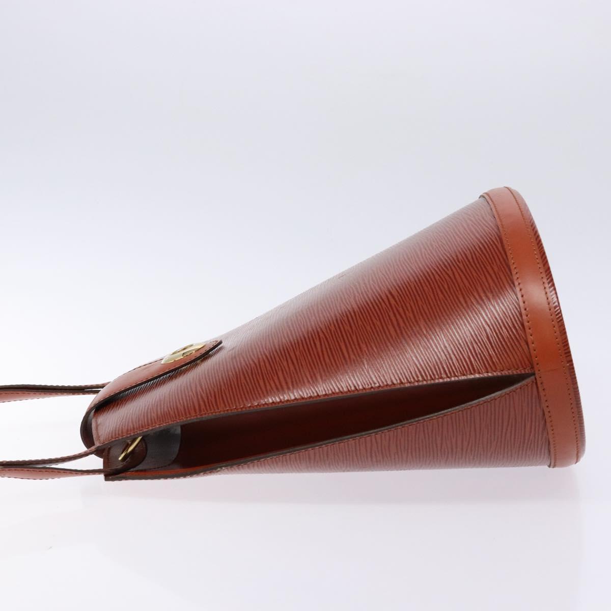 LOUIS VUITTON Epi Cluny Shoulder Bag Brown M52253 LV Auth 136260
