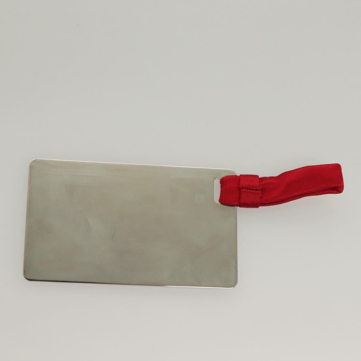 PRADA Hand Bag Satin Beige Auth 136267