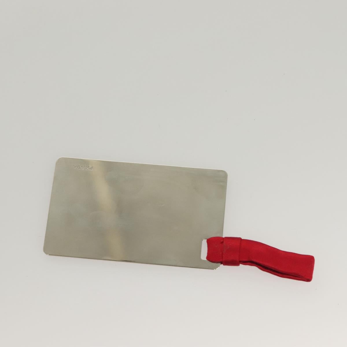 PRADA Hand Bag Satin Beige Auth 136267