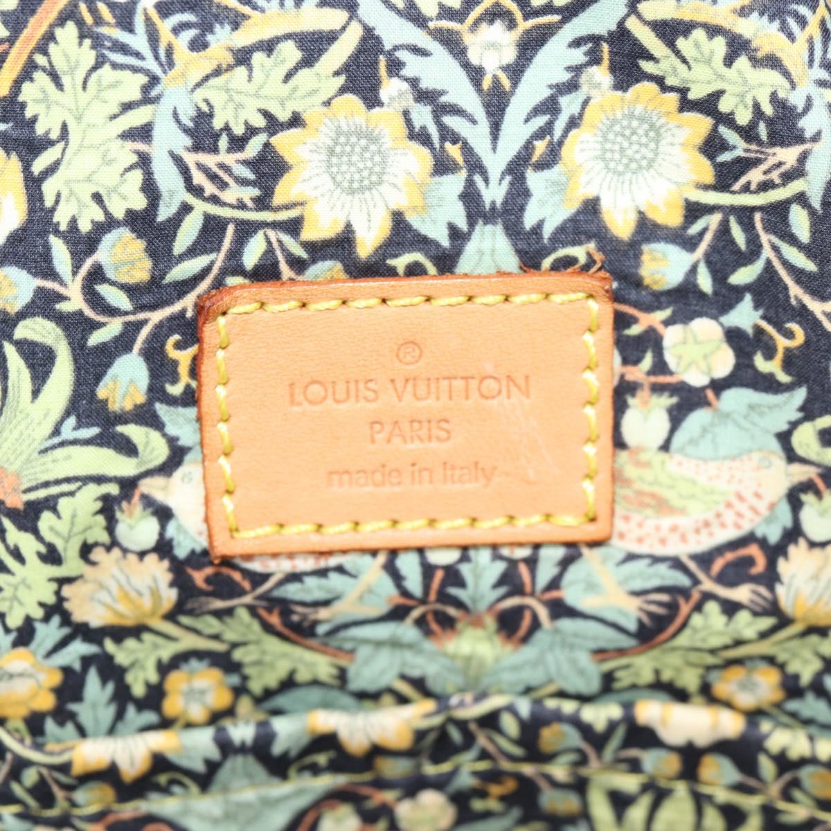 LOUIS VUITTON Monogram Denim Patchwork Bowery Tote Bag Blue M95376 Auth 136291V