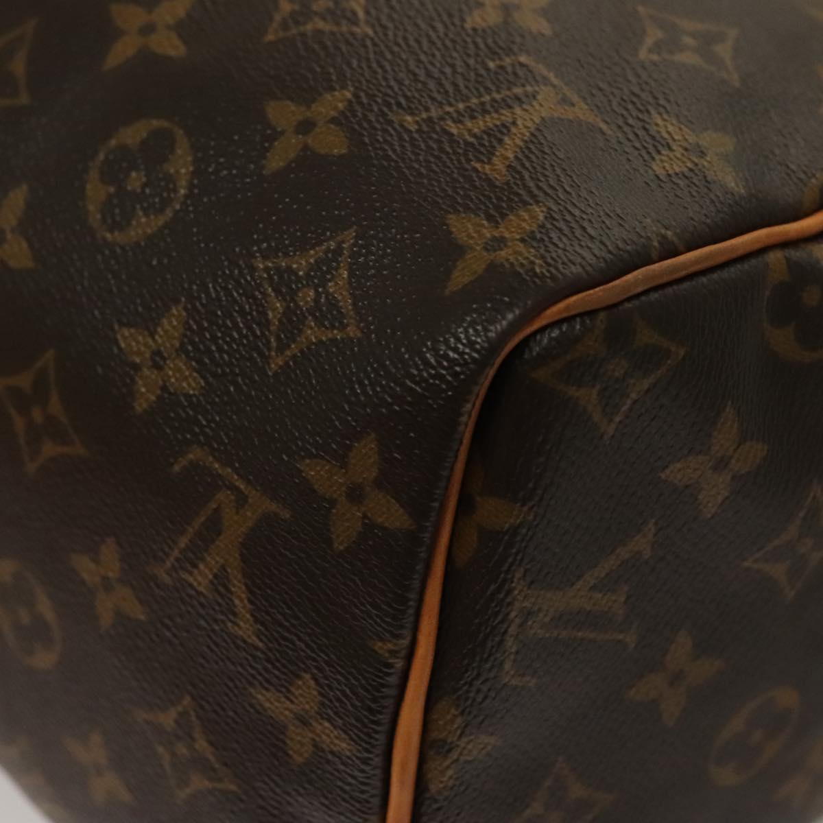 LOUIS VUITTON Monogram V Line Speedy 30 Hand Bag Pink LV Auth 136293