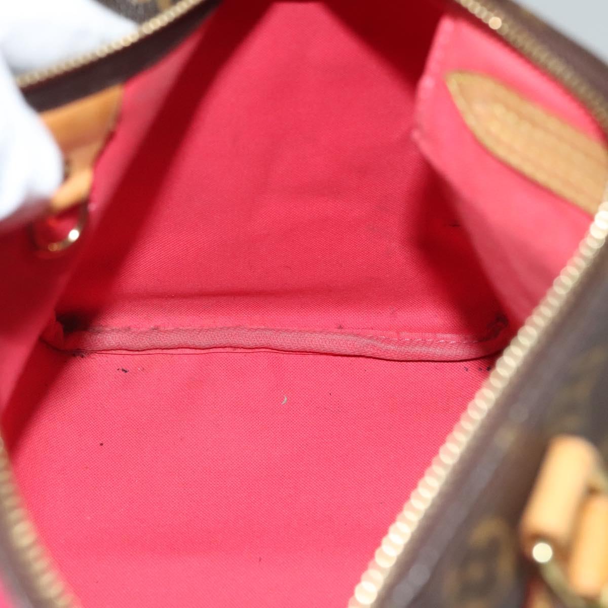 LOUIS VUITTON Monogram V Line Speedy 30 Hand Bag Pink LV Auth 136293