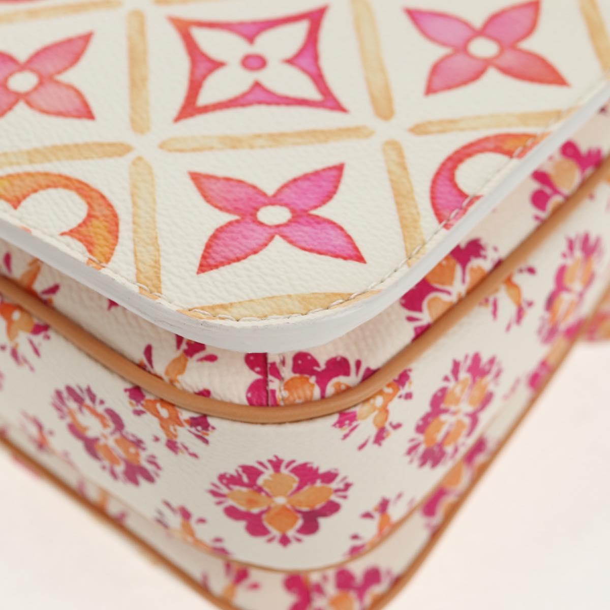 LOUIS VUITTON Monogram Pochette Metis MM Hand Bag 2way Pink M11461 Auth 136299M