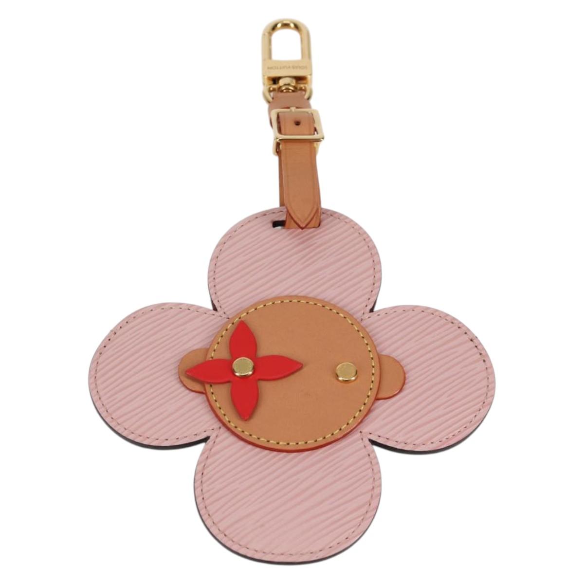 LOUIS VUITTON Epi Bijoux Sac Tag Vivienne Name Tag Pink M69572 LV Auth 136307A