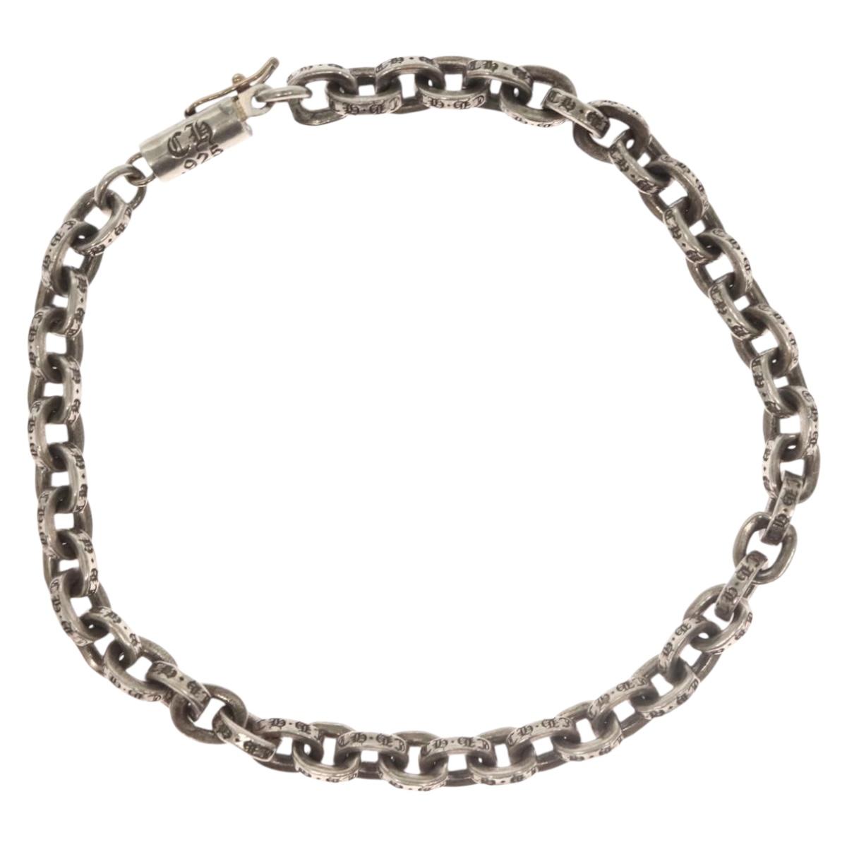 Chrome Hearts Paper Chain Bracelet Ag925 Silver Auth 136312M
