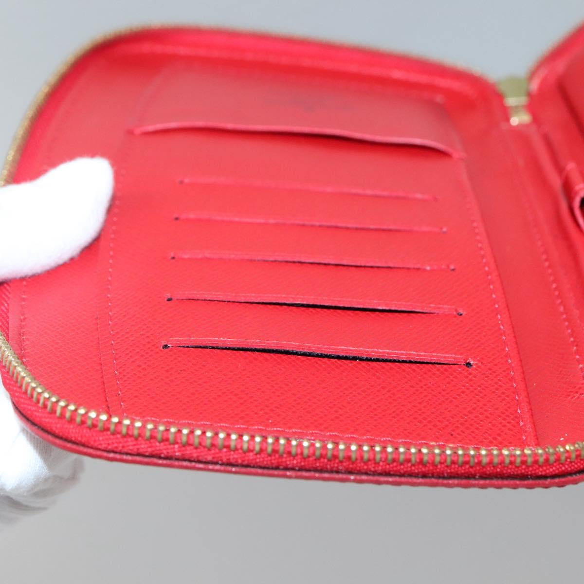 LOUIS VUITTON Epi Agenda Geod Wallet Red M63877 LV Auth 136332