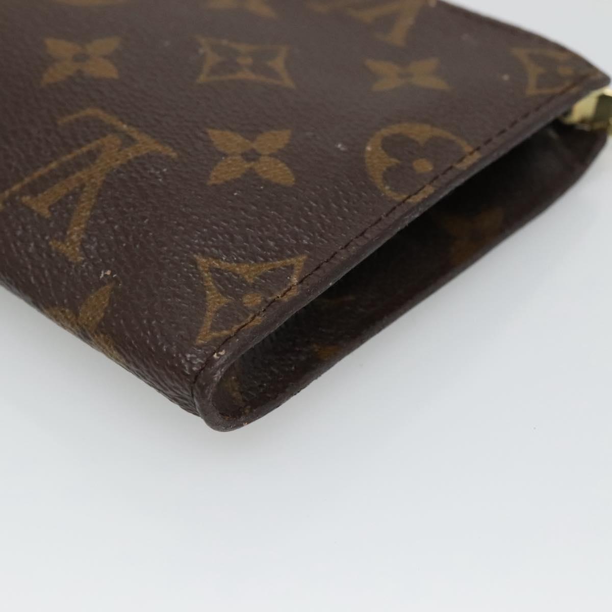 LOUIS VUITTON Monogram Bucket PM Accessory Pouch LV Auth 136348