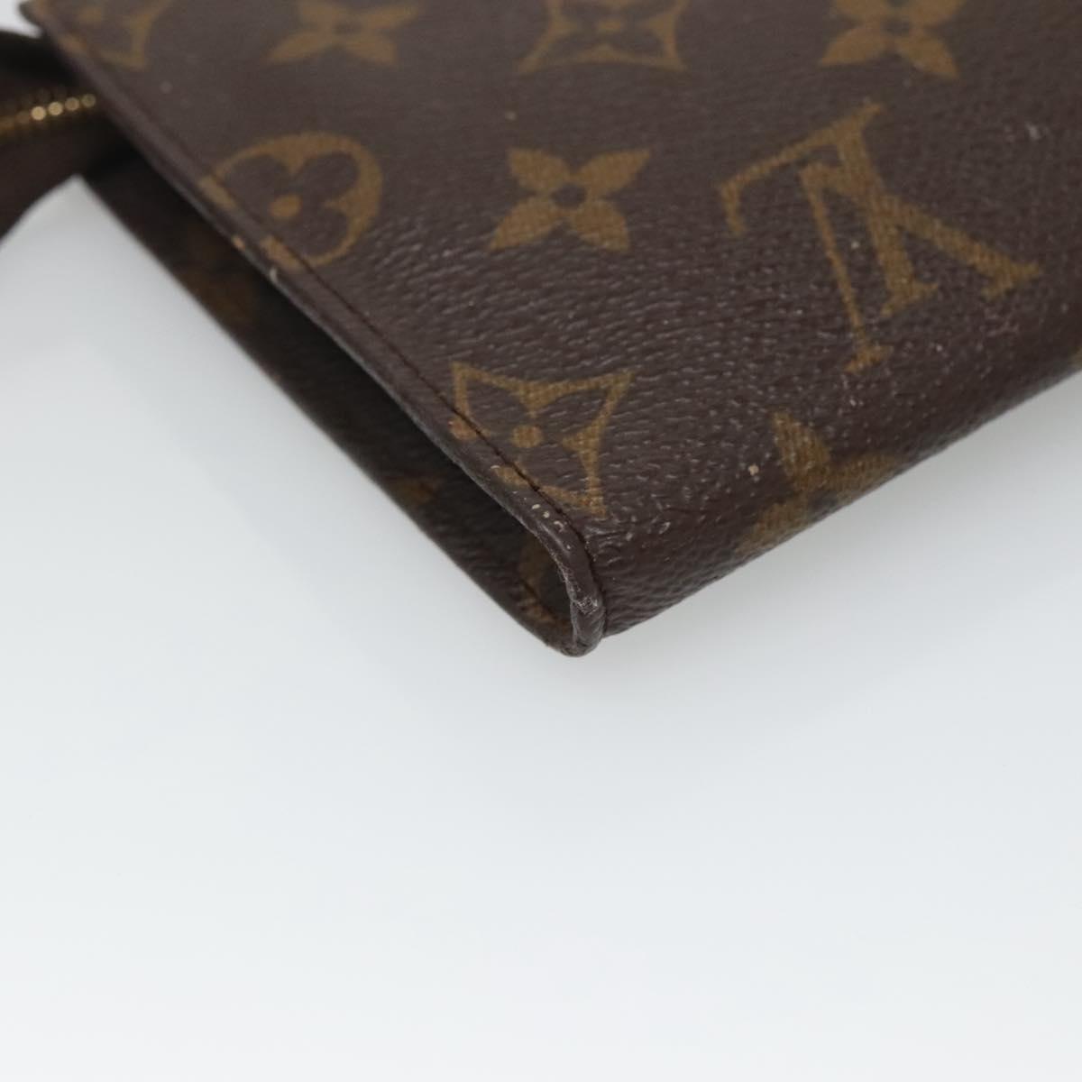 LOUIS VUITTON Monogram Bucket PM Accessory Pouch LV Auth 136348