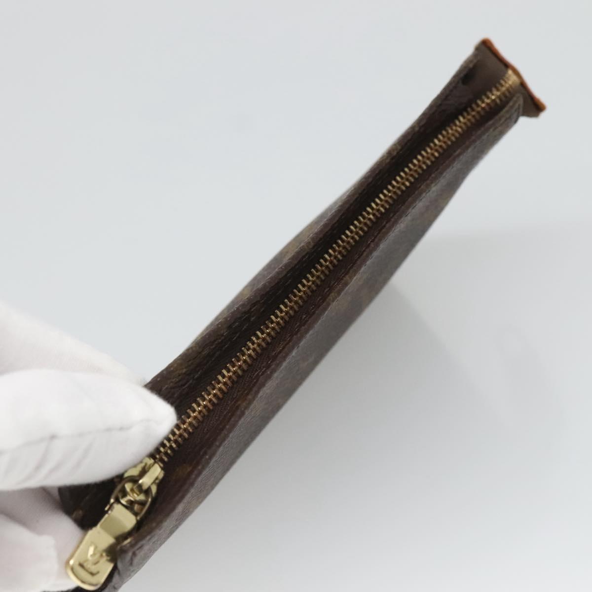 LOUIS VUITTON Monogram Bucket PM Accessory Pouch LV Auth 136348