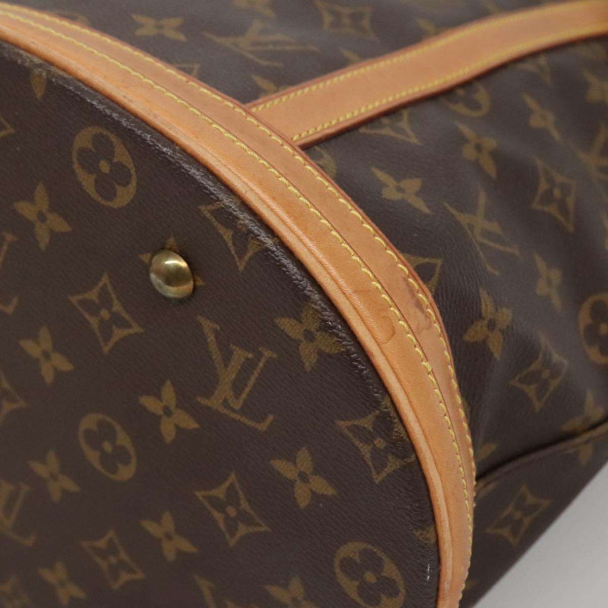 LOUIS VUITTON Monogram Bucket GM Shoulder Bag M42236 LV Auth 136354