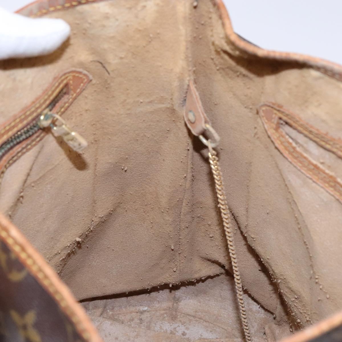 LOUIS VUITTON Monogram Bucket GM Shoulder Bag M42236 LV Auth 136355