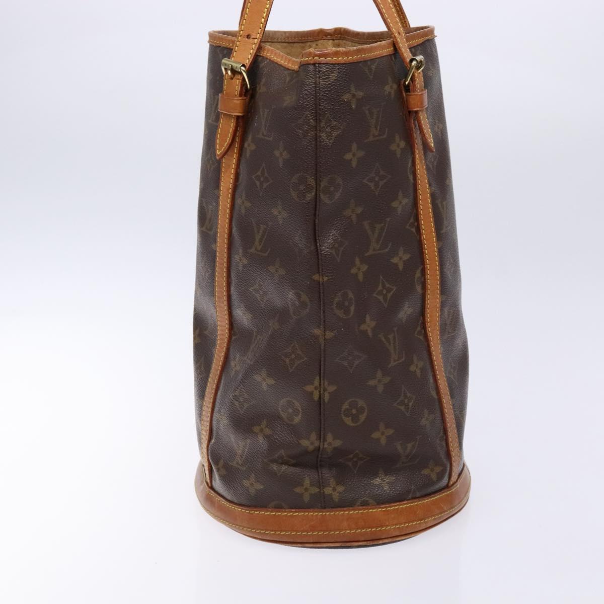 LOUIS VUITTON Monogram Bucket GM Shoulder Bag M42236 LV Auth 136355