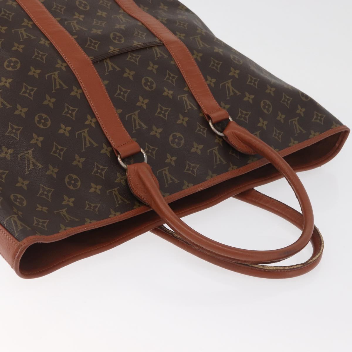LOUIS VUITTON Monogram Sac Weekend GM Tote Bag M42420 LV Auth 136356