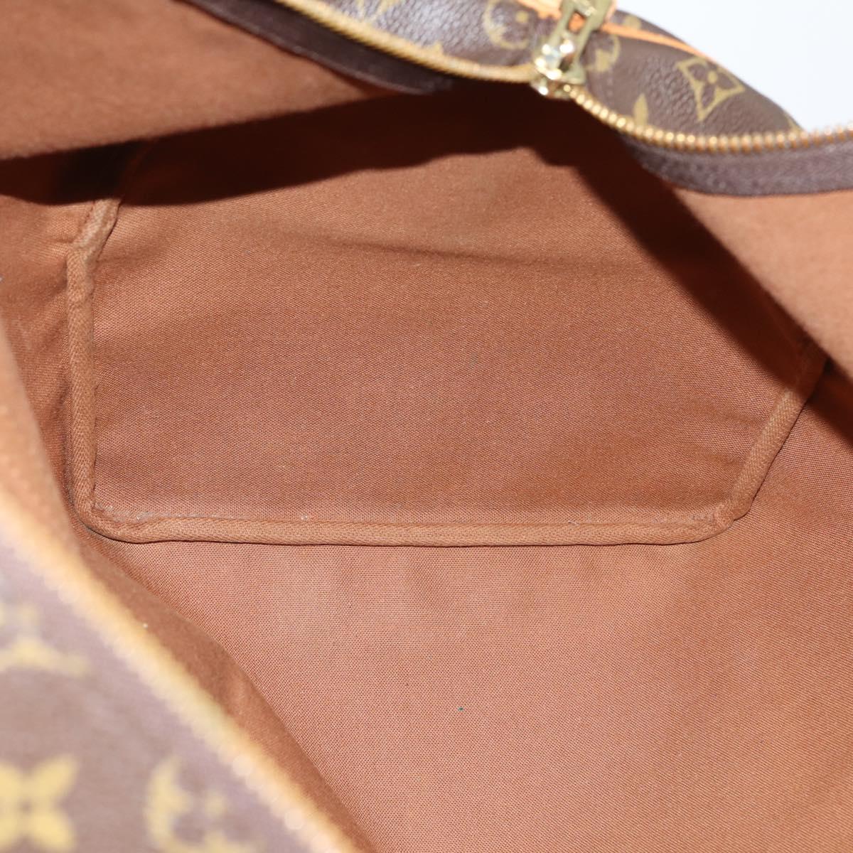 LOUIS VUITTON Monogram Keepall 55 Boston Bag M41424 LV Auth 136358