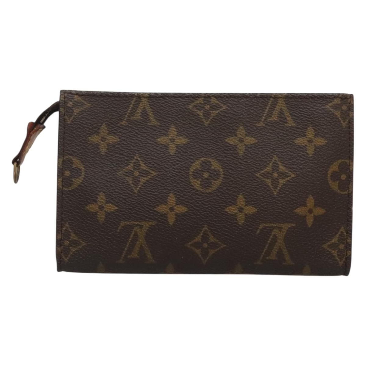 LOUIS VUITTON Monogram Bucket PM Accessory Pouch LV Auth 136374