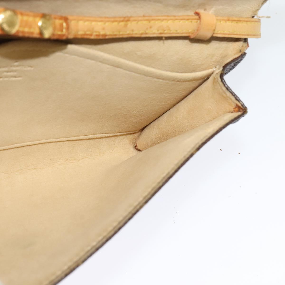 LOUIS VUITTON Monogram Pochette Twin GM Shoulder Bag M51852 LV Auth 136381