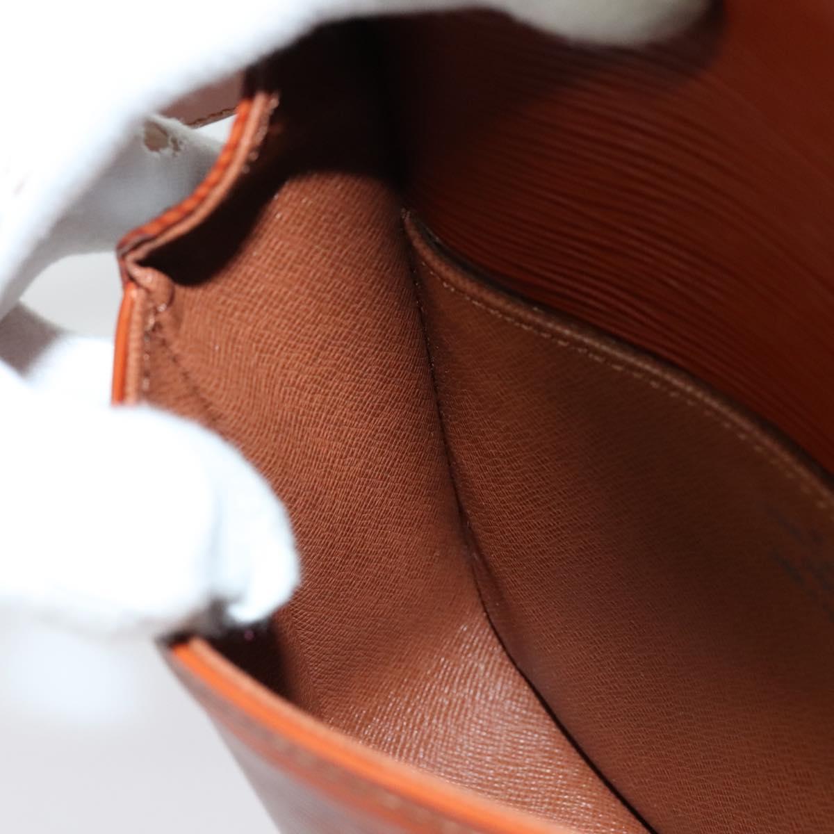 LOUIS VUITTON Epi Saint Cloud PM Shoulder Bag Brown M52213 LV Auth 136414