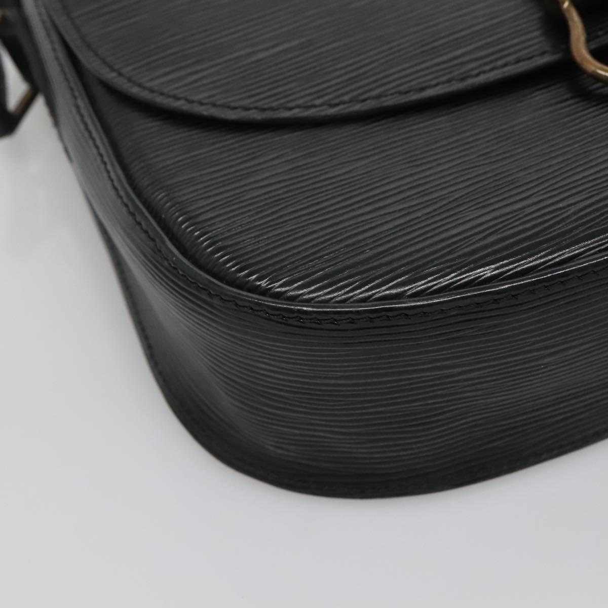 LOUIS VUITTON Epi Saint Cloud GM Shoulder Bag Black Noir M52192 LV Auth 136415