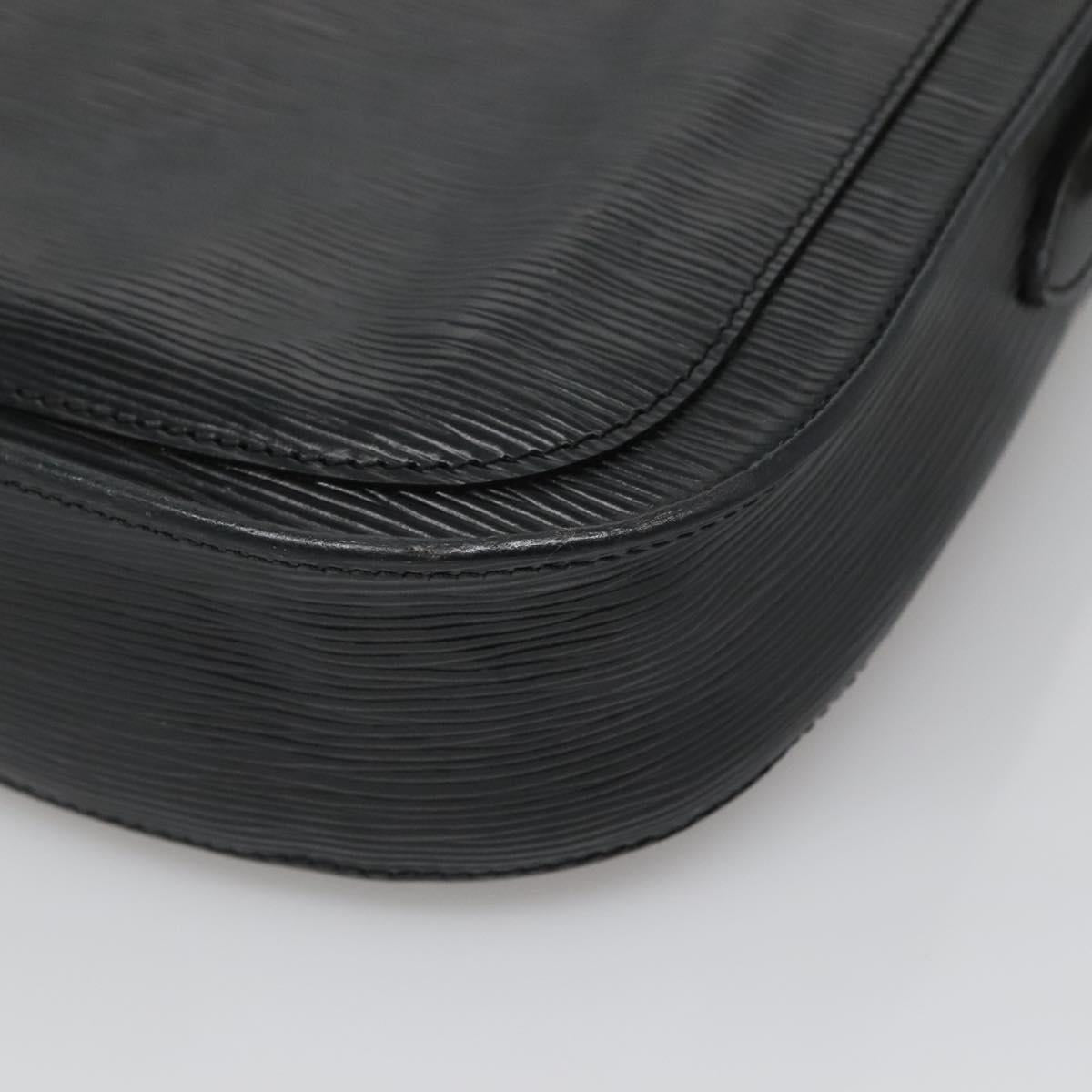 LOUIS VUITTON Epi Saint Cloud GM Shoulder Bag Black Noir M52192 LV Auth 136415