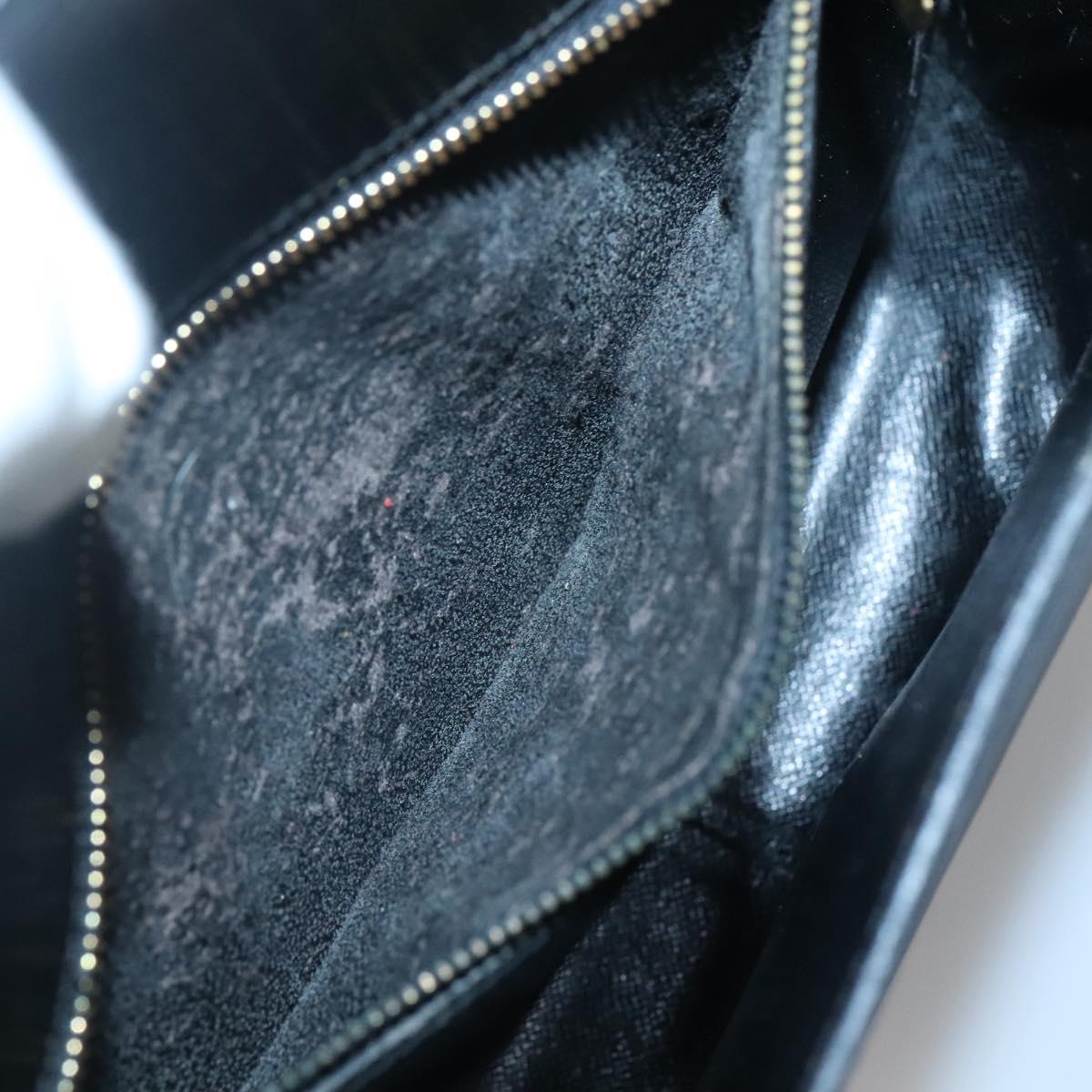 LOUIS VUITTON Epi Saint Cloud GM Shoulder Bag Black Noir M52192 LV Auth 136415