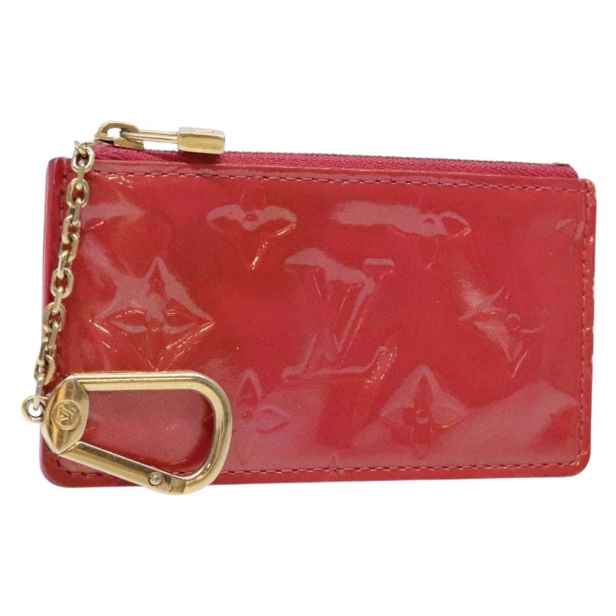 LOUIS VUITTON Monogram Vernis Pochette Cree Purse Fran Boise M9144F Auth 136450