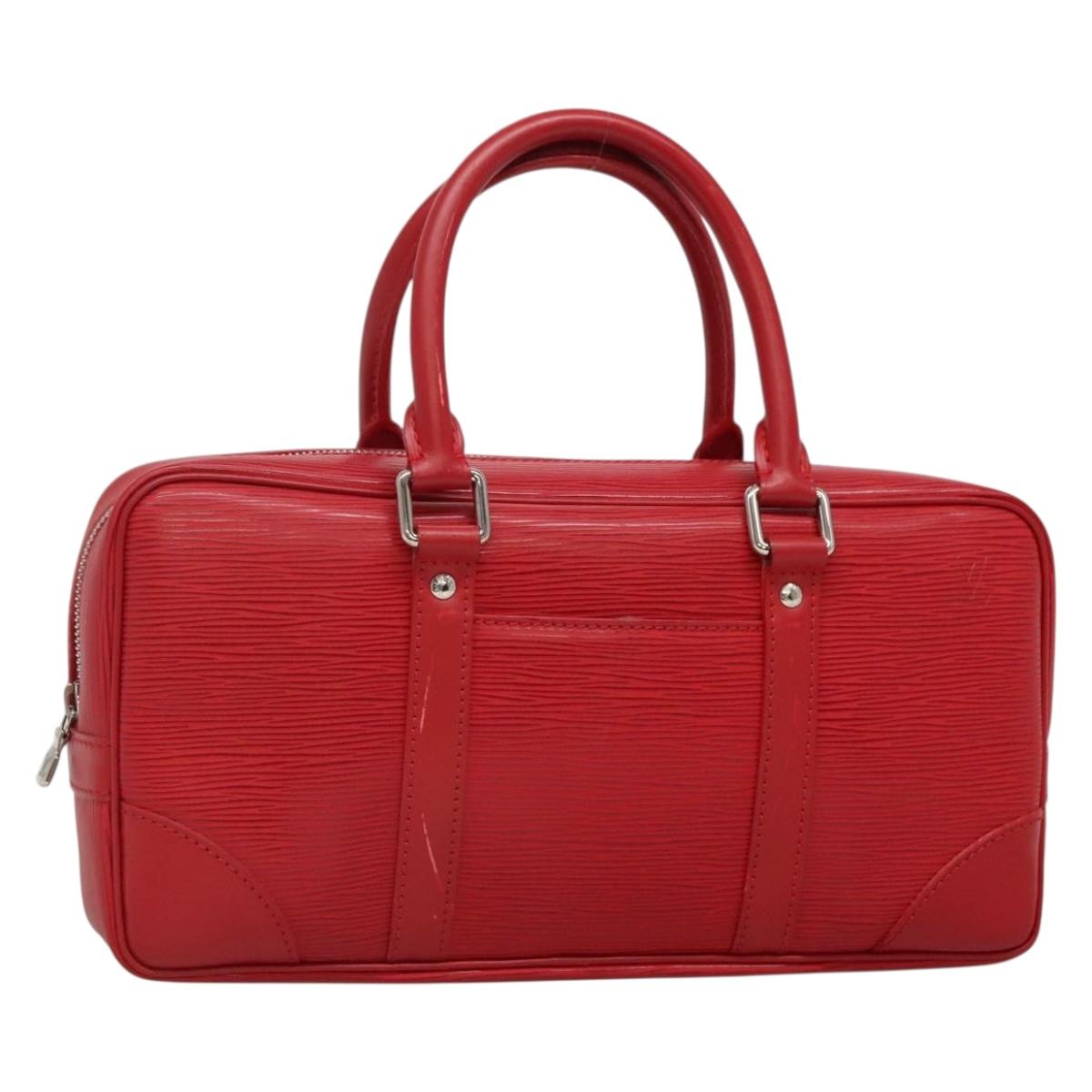 LOUIS VUITTON Epi Vivienne Long Hand Bag Red M5911E LV Auth 136462